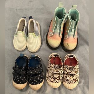 4 Pairs - Cat & Jack Size 6 Play Shoes